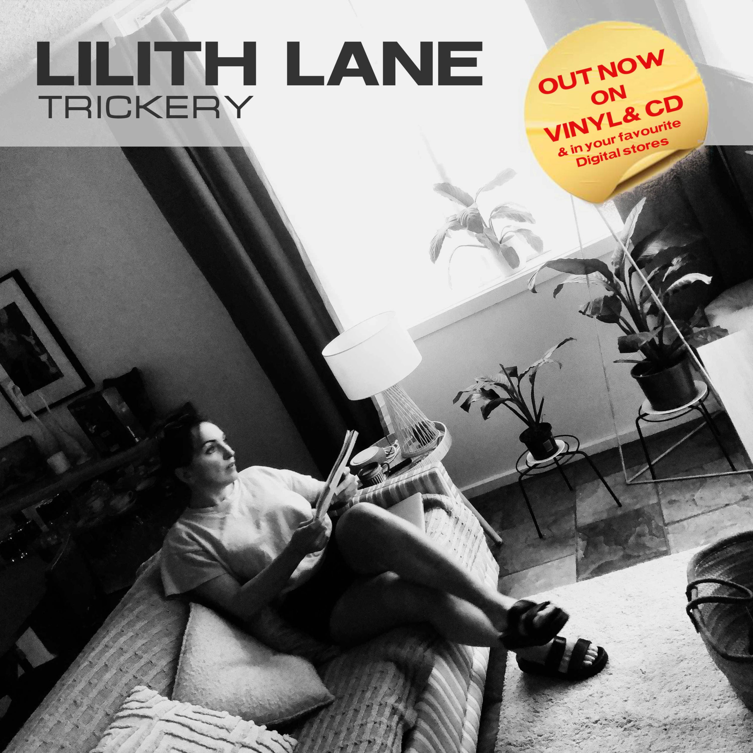 Lilith Lane- Trickery LP Artwork OUT NOW ON VINYL